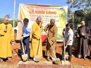 Phân Ban HDPT dân tộc TƯ GHPGVN xây nhà đại đoàn kết cho Phật tử dân tộc thiểu thứ 12