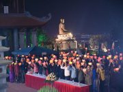 Hải Phòng: Lung linh Đêm hoa đăng kính mừng khánh đản Đức Phật A Di Đà tại chùa Long Hoa