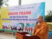 BRVT: Khánh thành công trình TDTT tại Trung tâm nhân đạo Hồng Quang