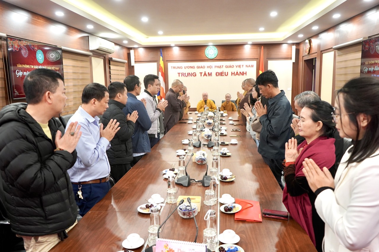 Hà Nội: Văn phòng I Trung ương GHPGVN gặp mặt đầu xuân Giáp Thìn 2024