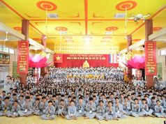 Hải Phòng: Gần 600 bạn trẻ về chùa Vẽ dự lễ Khai mạc khóa tu mùa hè “ Bồ Đề Tâm” lần thứ XVII năm 2024