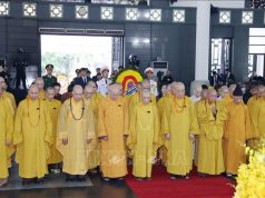 Hà Nội: Đoàn Trung ương Giáo hội Phật giáo Việt Nam viếng Tổng Bí thư Nguyễn Phú Trọng