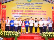 Hải Phòng: Ban Khuyến học “Ươm mầm tương lai” chùa Quỳnh Cư trao 151 triệu đồng cho học sinh đạt thành tích cao trong học tập và có hoàn cảnh khó khăn