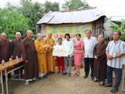 Khánh Hoà: Phân ban Phật tử dân tộc TƯ khởi công xây dựng nhà cho người đồng bài Rắc Lây xã Khánh Trung , huyện Khánh Vĩnh