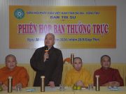 BRVT: TT. Thích Thanh Phong lần đầu chủ trì phiên họp Thường trực BTS tỉnh