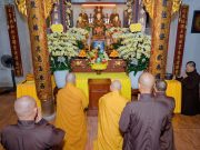 Hà Nội: Trưởng lão Hòa thượng Chủ tịch tưởng niệm Đức Đệ tam Pháp chủ tại tổ đình Viên Minh