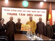 Hà Nội: Ban Hướng dẫn Phật tử TƯ khu vực phía Bắc trao ủng hộ đồng bào vùng bão lũ tại Trụ sở GHPGVN