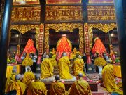 Ninh Bình: Lễ hô thần nhập tượng và đêm hoa đăng cầu nguyện quốc thái dân an tại chùa Phúc Minh