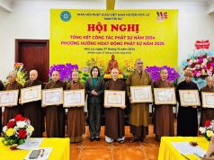 Hội nghị tổng kết Phật sự 2024 và triển khai phương hướng Phật sự 2025 huyện Hoa Lư