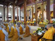 Chùm ảnh: Tấn đàn truyền giới Tỷ kheo Ni tại Đại giới Đàn Đôn Hậu