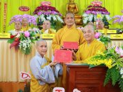 Lễ tốt nghiệp khóa VIII và khai giảng khóa IX Lớp Sơ cấp Phật học Long An
