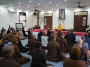 Hà Nội: Niềm An lạc trong ngày thứ ba của khóa tu xuất sĩ “Xuân trong cửa thiền” tại chùa Vạn Phúc
