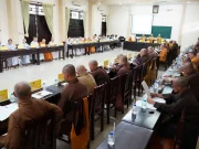Tiền Giang: Ban Trị sự họp báo công tác Phật sự tháng 2 năm Ất Tỵ