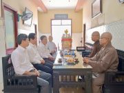 Ban Tuyên giáo & Dân Vận Thành ủy chúc mừng Phật đản PL.2569 đến Phật giáo huyện Bình Chánh