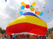 Chùm ảnh: Nghi thức thượng cờ mở màn chuỗi Khai mạc Triển lãm Văn hóa Phật giáo, kính mừng Đại lễ Vesak Liên Hiệp Quốc 2025