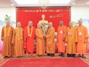 Chủ tịch Hiệp hội Phật giáo Trung Quốc, Chủ tịch Hội đồng Tăng già Myanmar; Đoàn Bộ Tôn giáo và Lễ Nghi Campuchia đã đến VN
