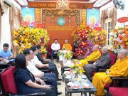 Hà Nội: Thứ trưởng Bộ Dân tộc và Tôn giáo Nguyễn Hải Trung cùng Các Bộ ban ngành TƯ chúc mừng Phật đản – Vesak 2025 tới TƯ GHPGVN