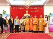 Đoàn Trung ương Mật trận Lào đã đến tham dự Đại lễ Vesak LHQ