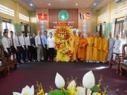 Tiền Giang: Lãnh đạo tỉnh chúc mừng Phật đản Vesak PL.2569 tới BTS Phật giáo