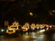 Chùm ảnh: Phật giáo Đăk Lăk rợp trời cờ hoa, 50 xe hoa diễu hành mừng Phật Đản