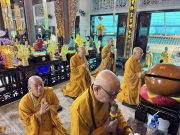 Phật giáo Tân Bình tập trung Bố tát tụng giới; Phật giáo quận tuyên bố dừng hoạt động