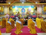 Hà Nội: Đông đảo Phật tử tham dự lễ khai pháp khóa an cư kiết hạ PL.2569 tại Tổ đình Trung Hậu