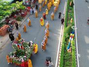 Đại giới đàn Thiện Huệ cung nghinh Giới bổn về giới trường, tổ chức khảo hạch giới tử