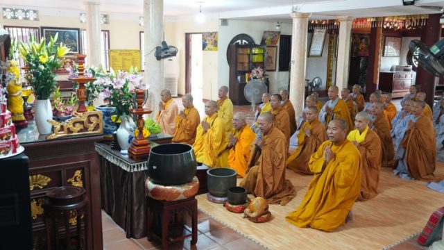 Lễ tác pháp an cư tại Hạ trường Tổ đình Viên Minh – Chùa Ráng