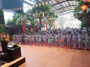 Hành trình “Mỗi ngày một hạt giống lành” trong khóa tu mùa hè tại chùa Bằng dần khép lại với những bài học nuôi dưỡng tâm hồn