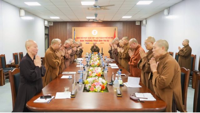 Phiên họp thường trực mở rộng của BTS GHPGVN TP Hà Nội