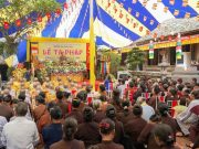 Trang nghiêm Lễ tạ Pháp tại hạ trường chùa Thầy Trang nghiêm Lễ tạ Pháp tại hạ trường chùa Thầy