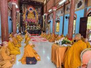 Tịnh nghiệp đạo tràng ACKH Tổ đình Vạn Thọ bố tát thỉnh giới kỳ cuối