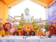 Chùa Đại Phước Việt Nam tại Myanmar tổ chức Đại lễ Chú nguyện rót đồng Đại Tôn tượng Phật Thích Ca (Gotama)