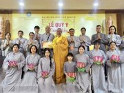 Hạnh phúc của những người con Phật được Quy y giữa mùa Vu lan tại chùa Quán Sứ