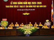 Học viện PGVN tại Hà Nội Khai giảng năm học 2025-2026, trao bằng Tiến sĩ-Thạc sĩ – Cao đẳng Phật học năm 2025