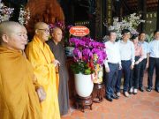 Đồng Tháp: Ban Giám đốc Công an chúc mừng Đại lễ Vu lan đến Phật giáo tỉnh