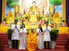 Hà Nội: Ấm áp Lễ hằng thuận cho 2 đôi bạn trẻ tại chùa Bằng