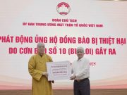 GHPGVN ủng hộ 500 triệu đồng tới đồng bào bị thiệt hại do cơn bão số 10