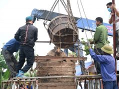 Hải Phòng: Lễ rót đồng đúc Đại Hồng Chung nặng 1 tấn tại chùa Kế Lam