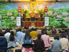 Khóa tu “Khơi thông suối nguồn 2025” tại chùa Đình Quán, Hà Nội.