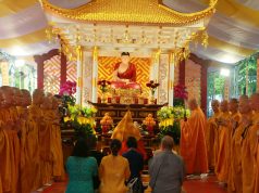 Đức Pháp chủ quang lâm chứng minh Lễ khai kinh kỳ siêu anh linh, AHLS tại công viên văn hóa Lê Thị Riêng