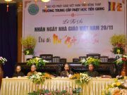 Đồng Tháp: Trường TCPH Tiền Giang – Thiền trà “Tri ân người lái đò” – Ánh sáng Từ bi