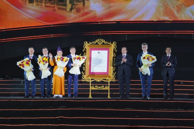 Quần thể di tích Yên Tử - Vĩnh Nghiêm - Côn Sơn, Kiếp Bạc đón nhận bằng Di sản văn hóa thế giới