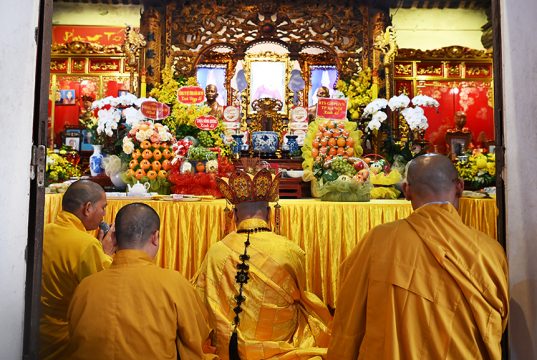 Hưng Yên: Trang nghiêm lễ tưởng niệm 14 năm ngày cố Trưởng lão Hòa thượng Thích Thanh Tứ viên tịch