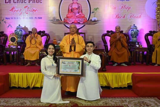 Hải Phòng: Lễ Hằng thuận đầu tiên được tổ chức tại chùa Long Hoa