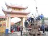 Hải Phòng: Lễ rót đồng đúc Đại Hồng Chung nặng hơn 700kg tại chùa Ưu Đàm