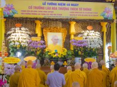 Lễ Tưởng niệm Chung thất cố Trưởng lão HT. Thích Từ Thông tại chùa Thanh Sơn