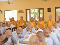 Chùm ảnh: Giới tử thi khảo hạch tại Đại giới đàn Chơn Thành