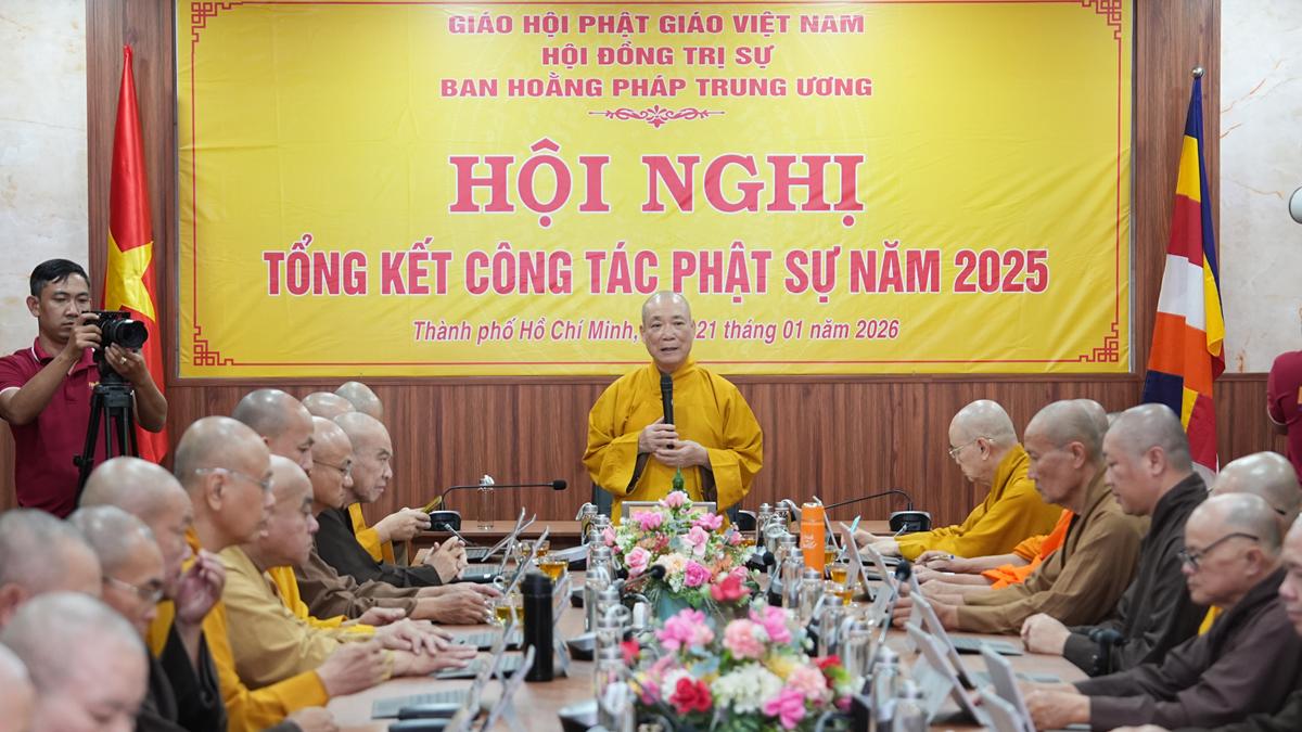 Hoằng pháp giữa dòng chảy thời đại: Ban Hoằng pháp TW GHPGVN tổng kết công tác Phật sự năm 2025插图5