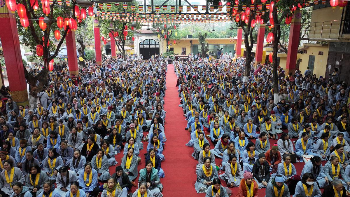 Hà Nội: Lễ kỷ niệm ngày Đức Phật Thành đạo và 28 năm hình thành Đạo tràng Pháp Hoa miền Bắc tại chùa Bằng插图58
